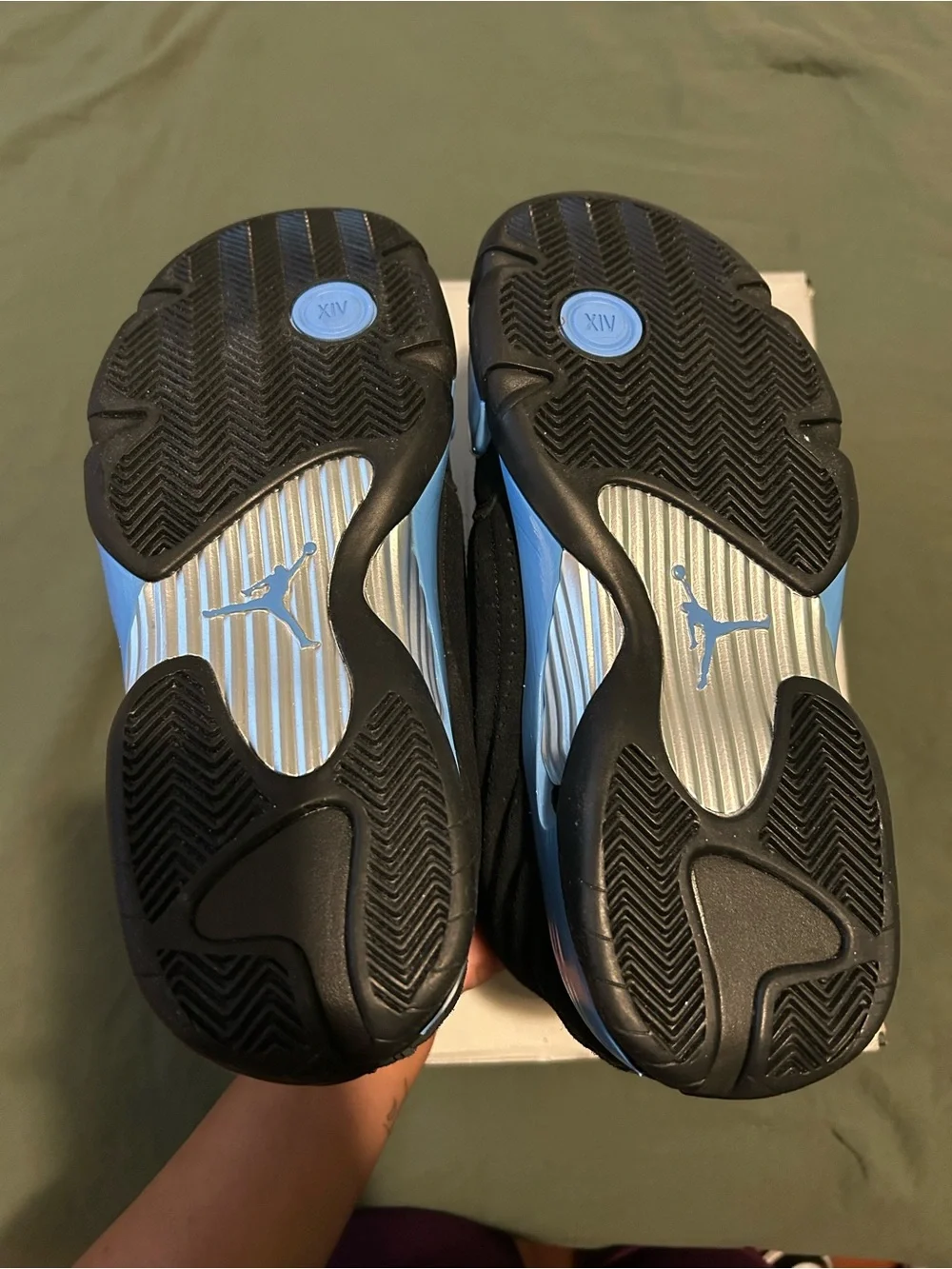Jordan Air Jordan 14 Retro Black/ University Blue